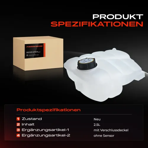Ausgleichsbehälter, Kühlmittel Frankberg 5481FB0012192 Bild Ausgleichsbehälter, Kühlmittel Frankberg 5481FB0012192
