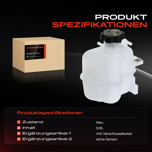 Ausgleichsbehälter, Kühlmittel Frankberg 5481FB0012196 Bild Ausgleichsbehälter, Kühlmittel Frankberg 5481FB0012196