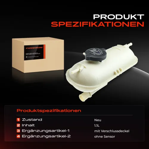 Ausgleichsbehälter, Kühlmittel Frankberg 5481FB0012208 Bild Ausgleichsbehälter, Kühlmittel Frankberg 5481FB0012208