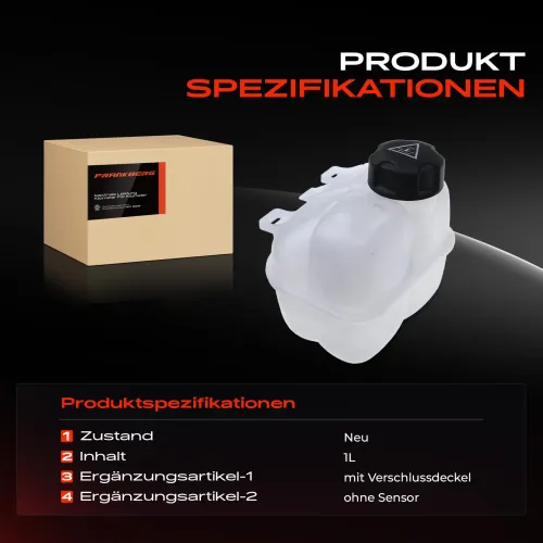 Ausgleichsbehälter, Kühlmittel Frankberg 5481FB0012238 Bild Ausgleichsbehälter, Kühlmittel Frankberg 5481FB0012238