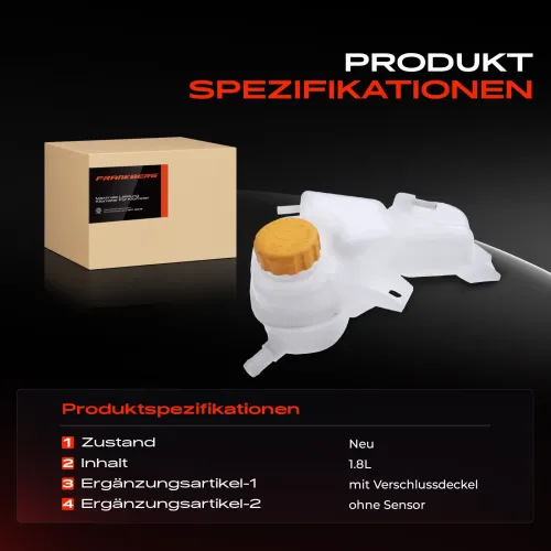 Ausgleichsbehälter, Kühlmittel Frankberg 5481FB0012261 Bild Ausgleichsbehälter, Kühlmittel Frankberg 5481FB0012261