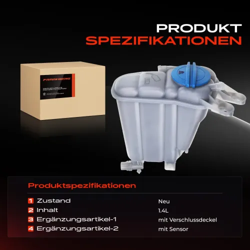 Ausgleichsbehälter, Kühlmittel Frankberg 5481FB0012270 Bild Ausgleichsbehälter, Kühlmittel Frankberg 5481FB0012270