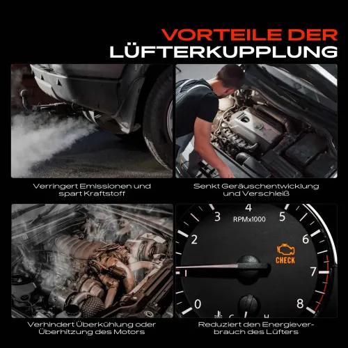 Kupplung, Kühlerlüfter Frankberg 5481FB0012408 Bild Kupplung, Kühlerlüfter Frankberg 5481FB0012408
