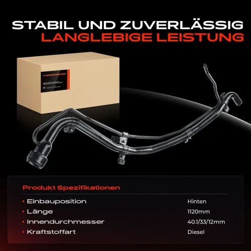 Einfüllstutzen, Kraftstofftank Frankberg 5481FB0012465 Bild Einfüllstutzen, Kraftstofftank Frankberg 5481FB0012465