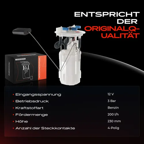 Kraftstoffpumpe 12 V Frankberg 5481FB0012641 Bild Kraftstoffpumpe 12 V Frankberg 5481FB0012641
