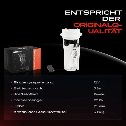 Kraftstoffpumpe 12 V Frankberg 5481FB0012654 Bild Kraftstoffpumpe 12 V Frankberg 5481FB0012654