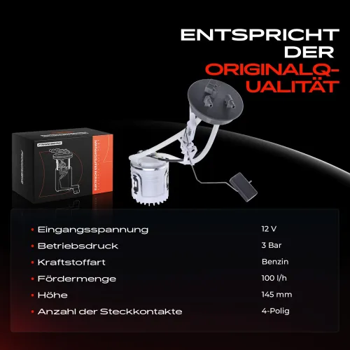 Kraftstoffpumpe 12 V 12 V rechts Frankberg 5481FB0012662 Bild Kraftstoffpumpe 12 V 12 V rechts Frankberg 5481FB0012662