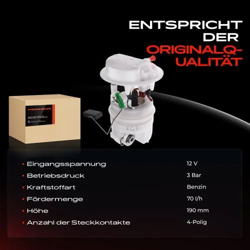 Kraftstoffpumpe 12 V Frankberg 5481FB0012693 Bild Kraftstoffpumpe 12 V Frankberg 5481FB0012693