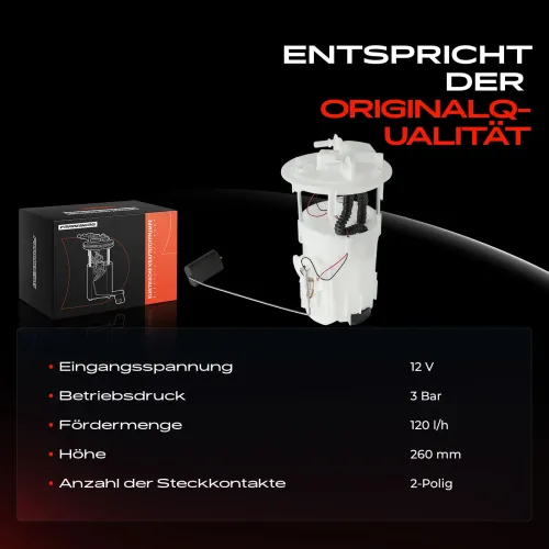 Kraftstoffpumpe 12 V Frankberg 5481FB0012725 Bild Kraftstoffpumpe 12 V Frankberg 5481FB0012725