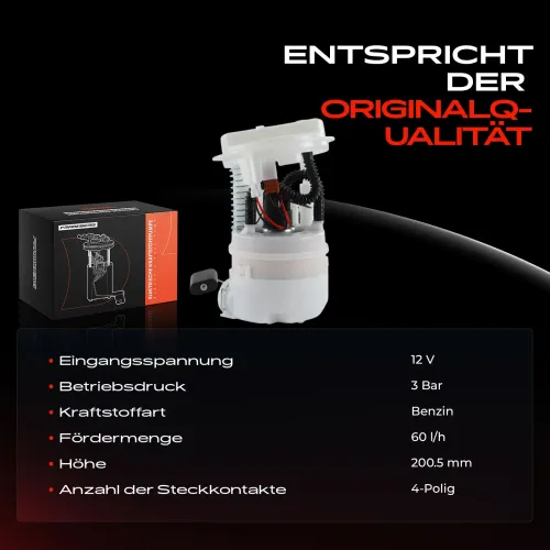 Kraftstoffpumpe 12 V Frankberg 5481FB0012726 Bild Kraftstoffpumpe 12 V Frankberg 5481FB0012726