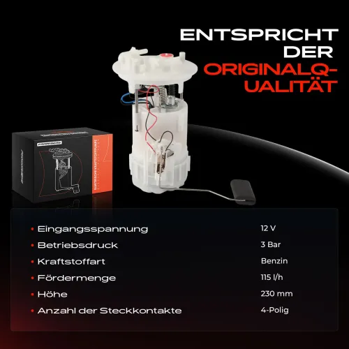 Kraftstoffpumpe 12 V Frankberg 5481FB0012734 Bild Kraftstoffpumpe 12 V Frankberg 5481FB0012734
