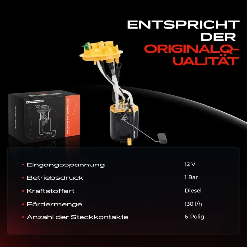 Kraftstoffpumpe 12 V Frankberg 5481FB0012765 Bild Kraftstoffpumpe 12 V Frankberg 5481FB0012765