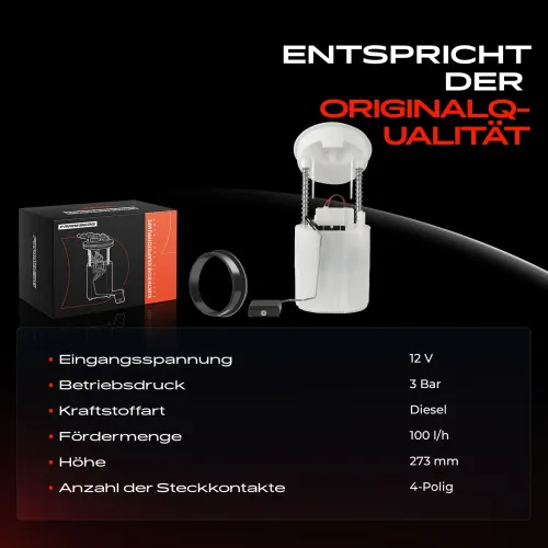 Kraftstoffpumpe 12 V Frankberg 5481FB0012772 Bild Kraftstoffpumpe 12 V Frankberg 5481FB0012772