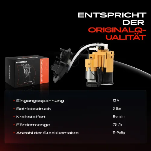 Kraftstoffpumpe 12 V Frankberg 5481FB0012775 Bild Kraftstoffpumpe 12 V Frankberg 5481FB0012775
