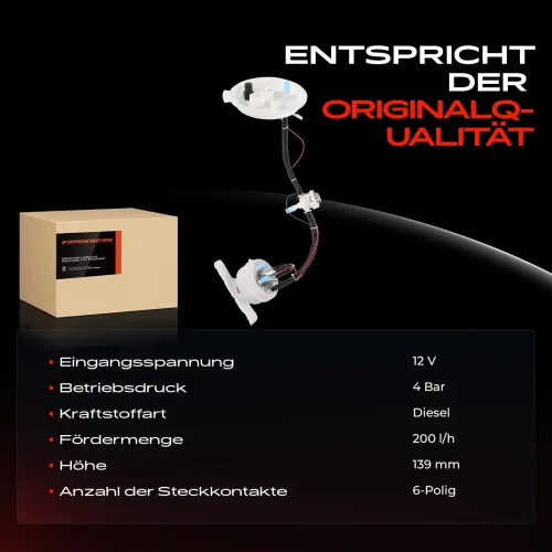 Kraftstoffpumpe 12 V Frankberg 5481FB0012782 Bild Kraftstoffpumpe 12 V Frankberg 5481FB0012782