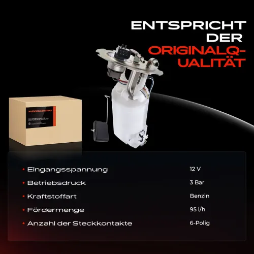 Kraftstoffpumpe 12 V Frankberg 5481FB0012800 Bild Kraftstoffpumpe 12 V Frankberg 5481FB0012800