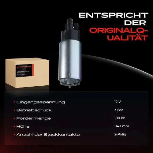 Kraftstoffpumpe 12 V 12 V Frankberg 5481FB0012809 Bild Kraftstoffpumpe 12 V 12 V Frankberg 5481FB0012809