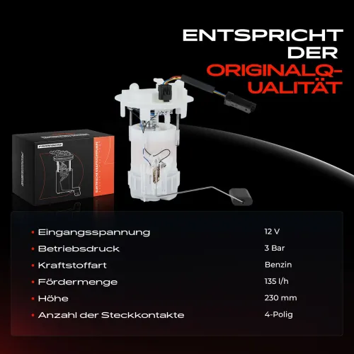 Kraftstoffpumpe 12 V Frankberg 5481FB0012827 Bild Kraftstoffpumpe 12 V Frankberg 5481FB0012827