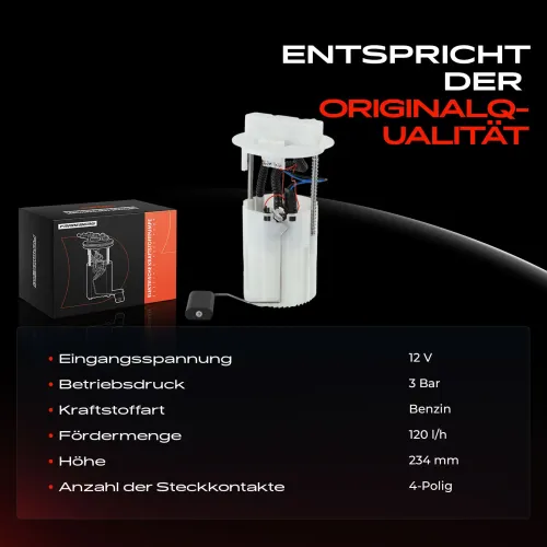 Kraftstoffpumpe 12 V Frankberg 5481FB0012831 Bild Kraftstoffpumpe 12 V Frankberg 5481FB0012831