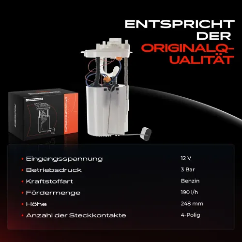 Kraftstoffpumpe 12 V Frankberg 5481FB0012843 Bild Kraftstoffpumpe 12 V Frankberg 5481FB0012843