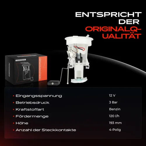 Kraftstoffpumpe 12 V Frankberg 5481FB0012887 Bild Kraftstoffpumpe 12 V Frankberg 5481FB0012887