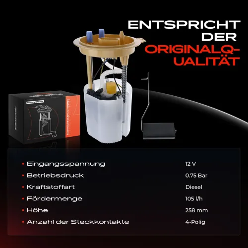 Kraftstoffpumpe 12 V Frankberg 5481FB0012898 Bild Kraftstoffpumpe 12 V Frankberg 5481FB0012898