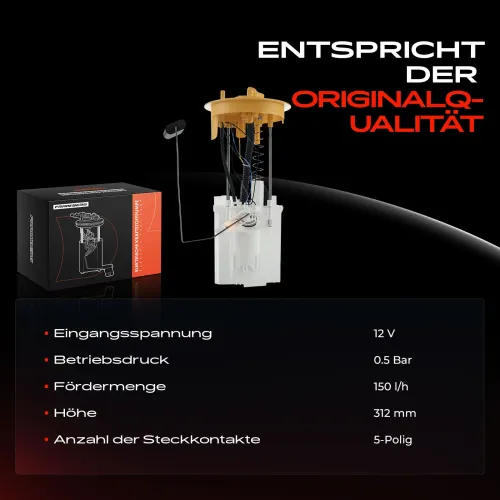 Kraftstoffpumpe 12 V Frankberg 5481FB0012922 Bild Kraftstoffpumpe 12 V Frankberg 5481FB0012922