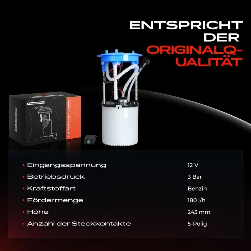 Kraftstoffpumpe 12 V Frankberg 5481FB0012941 Bild Kraftstoffpumpe 12 V Frankberg 5481FB0012941