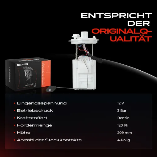 Kraftstoffpumpe 12 V Frankberg 5481FB0012944 Bild Kraftstoffpumpe 12 V Frankberg 5481FB0012944