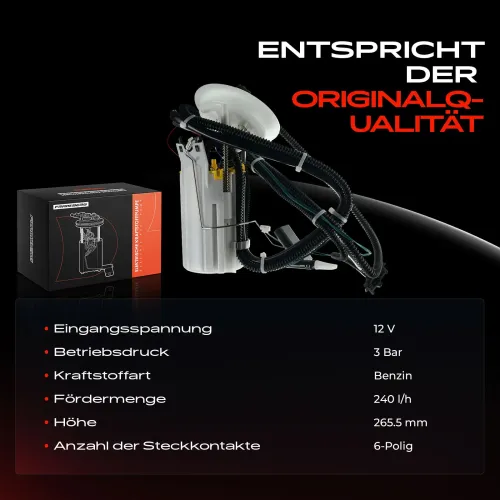 Kraftstoffpumpe 12 V Frankberg 5481FB0012990 Bild Kraftstoffpumpe 12 V Frankberg 5481FB0012990