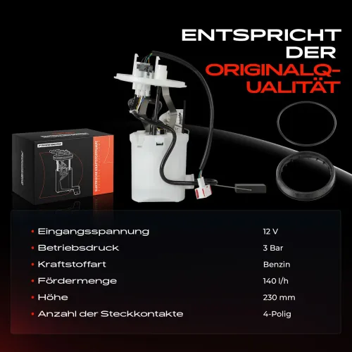 Kraftstoffpumpe 12 V Frankberg 5481FB0013005 Bild Kraftstoffpumpe 12 V Frankberg 5481FB0013005