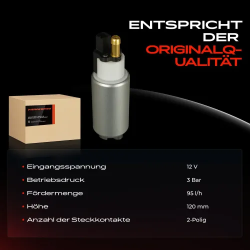 Kraftstoffpumpe 12 V Frankberg 5481FB0013011 Bild Kraftstoffpumpe 12 V Frankberg 5481FB0013011