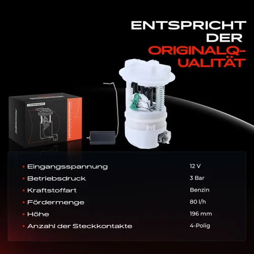 Kraftstoffpumpe 12 V 12 V Frankberg 5481FB0013016 Bild Kraftstoffpumpe 12 V 12 V Frankberg 5481FB0013016