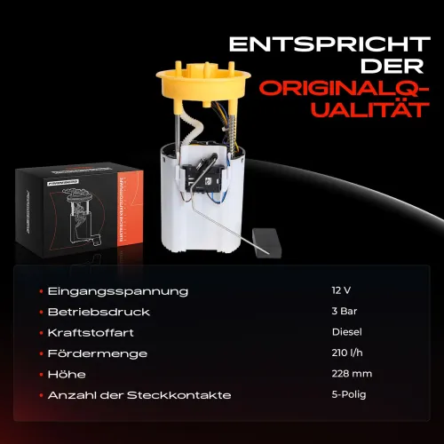 Kraftstoffpumpe 12 V 12 V Frankberg 5481FB0013059 Bild Kraftstoffpumpe 12 V 12 V Frankberg 5481FB0013059