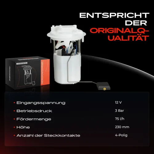 Kraftstoffpumpe 12 V Frankberg 5481FB0013060 Bild Kraftstoffpumpe 12 V Frankberg 5481FB0013060