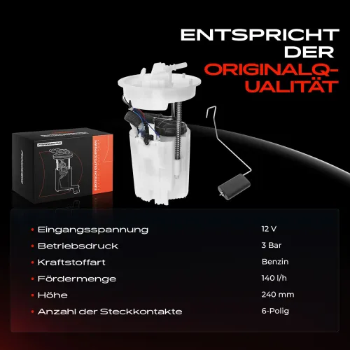 Kraftstoffpumpe 12 V Frankberg 5481FB0013071 Bild Kraftstoffpumpe 12 V Frankberg 5481FB0013071