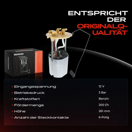 Kraftstoffpumpe 12 V Frankberg 5481FB0013090 Bild Kraftstoffpumpe 12 V Frankberg 5481FB0013090
