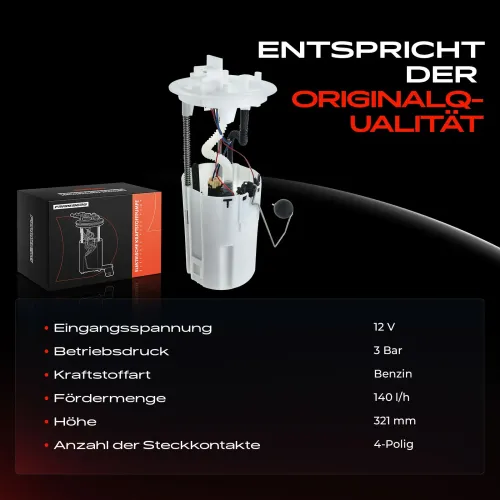 Kraftstoffpumpe 12 V Frankberg 5481FB0013092 Bild Kraftstoffpumpe 12 V Frankberg 5481FB0013092