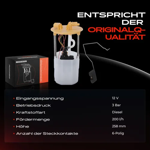 Kraftstoffpumpe 12 V Frankberg 5481FB0013119 Bild Kraftstoffpumpe 12 V Frankberg 5481FB0013119