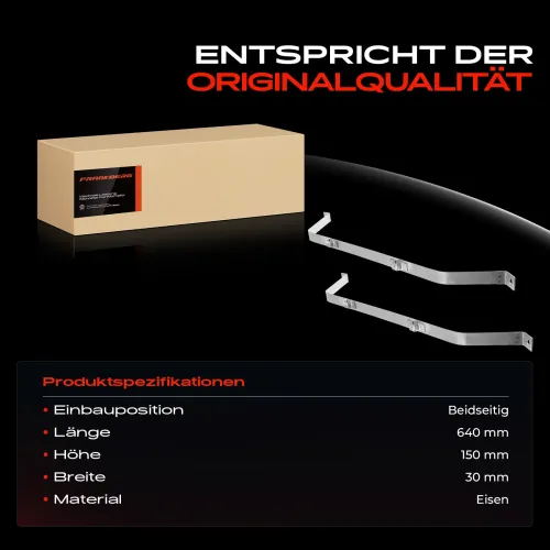 Halteband, Kraftstofftank Frankberg 5481FB0013135 Bild Halteband, Kraftstofftank Frankberg 5481FB0013135