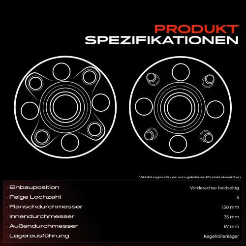 Radnabe Vorderachse beidseitig Frankberg 5481FB0014044 Bild Radnabe Vorderachse beidseitig Frankberg 5481FB0014044
