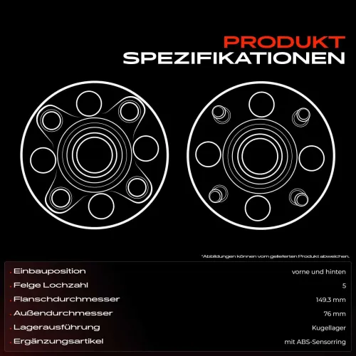 Radnabe vorne und hinten Frankberg 5481FB0014048 Bild Radnabe vorne und hinten Frankberg 5481FB0014048