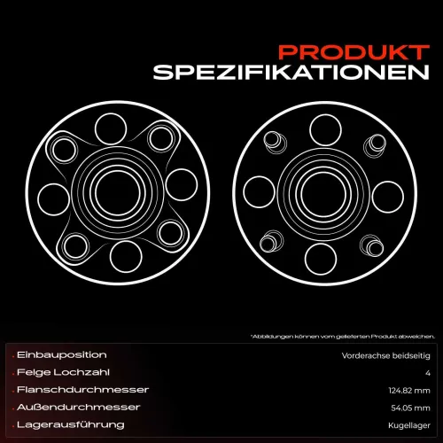 Radnabe Vorderachse beidseitig Frankberg 5481FB0014260 Bild Radnabe Vorderachse beidseitig Frankberg 5481FB0014260