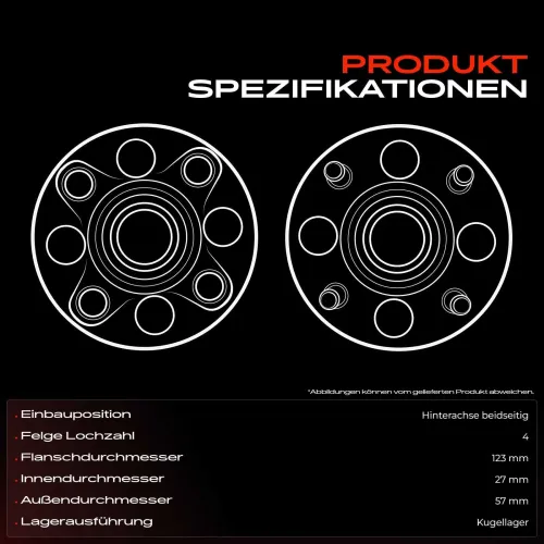 Radnabe Hinterachse beidseitig Frankberg 5481FB0014307 Bild Radnabe Hinterachse beidseitig Frankberg 5481FB0014307
