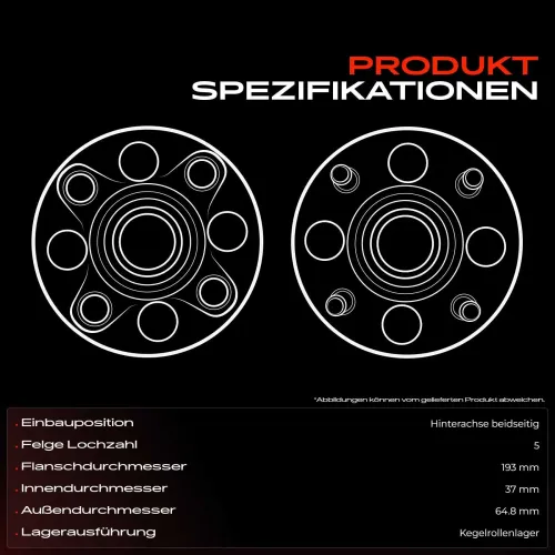 Radnabe Hinterachse beidseitig Frankberg 5481FB0014445 Bild Radnabe Hinterachse beidseitig Frankberg 5481FB0014445