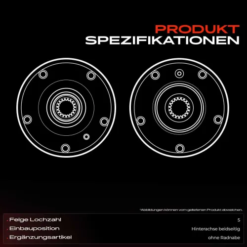 Radnabe Hinterachse beidseitig Frankberg 5481FB0014462 Bild Radnabe Hinterachse beidseitig Frankberg 5481FB0014462