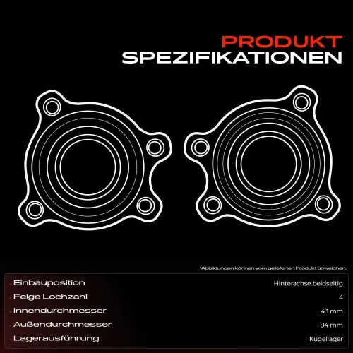 Radnabe Hinterachse beidseitig Frankberg 5481FB0014556 Bild Radnabe Hinterachse beidseitig Frankberg 5481FB0014556