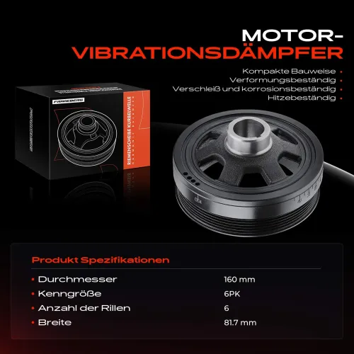 Riemenscheibe, Kurbelwelle Frankberg 5481FB0014876 Bild Riemenscheibe, Kurbelwelle Frankberg 5481FB0014876