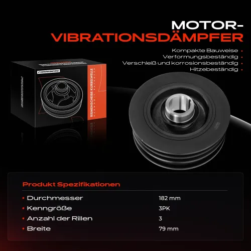 Riemenscheibe, Kurbelwelle Frankberg 5481FB0014883 Bild Riemenscheibe, Kurbelwelle Frankberg 5481FB0014883