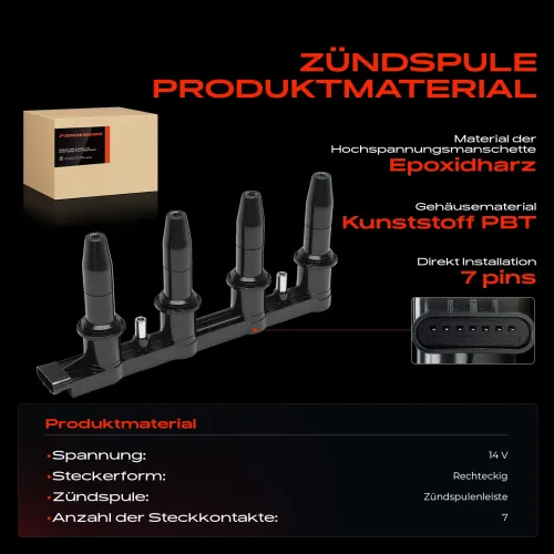 Zündspule 14 V Frankberg 5481FB0015109 Bild Zündspule 14 V Frankberg 5481FB0015109